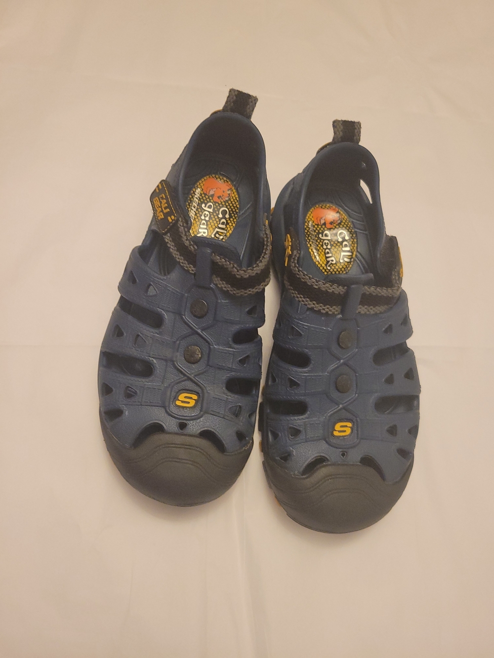 Skechers Kids Navy Blue Closed-Toe Water Shoes